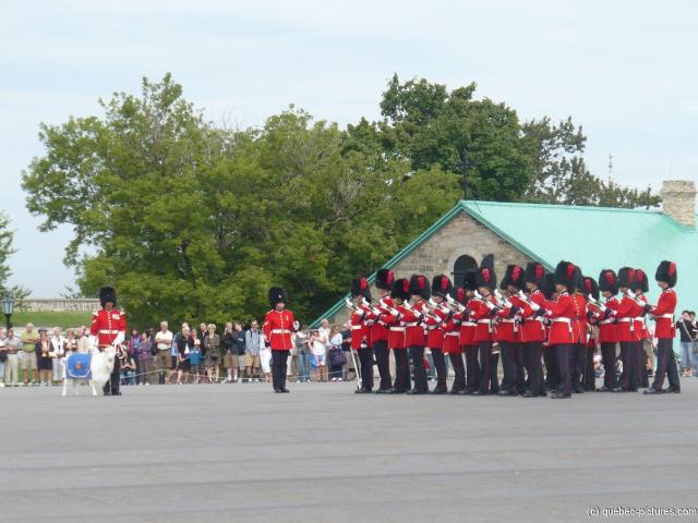 Changing of the Guard ceremony at La Citadelle in Quebec city.jpg
