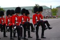 Changing of the Guard Marching officers at La Citadel in Quebec.jpg