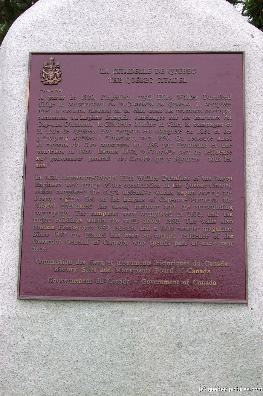 La Citadelle de Quebec plaque.jpg
