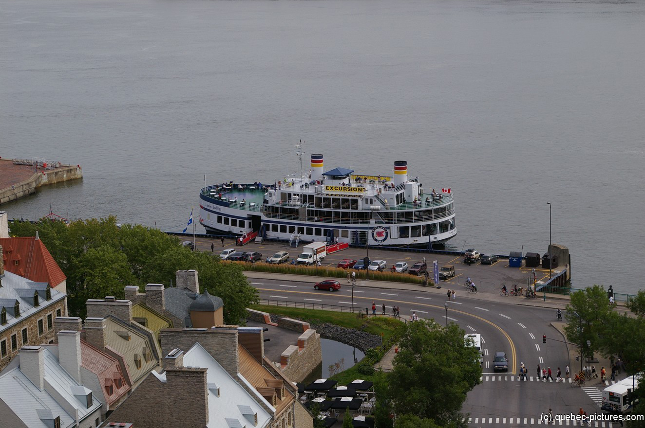 Louis Jolliet excursion cruise boat at Old Quebec City.jpg
