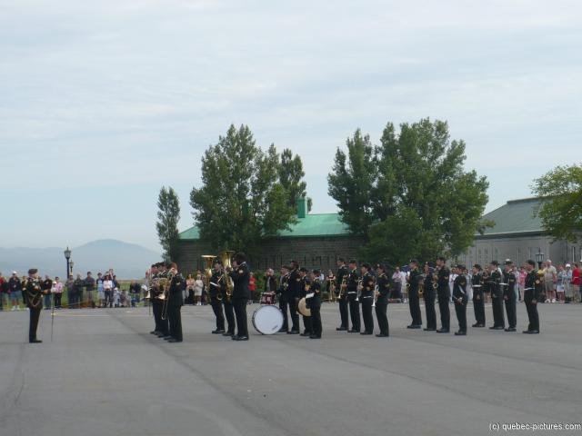 Marching music band at Changing of the Guard at La Citadel.jpg
