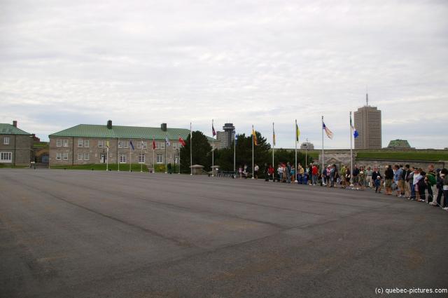 People gather for the show at La Citadel in Quebec.jpg
