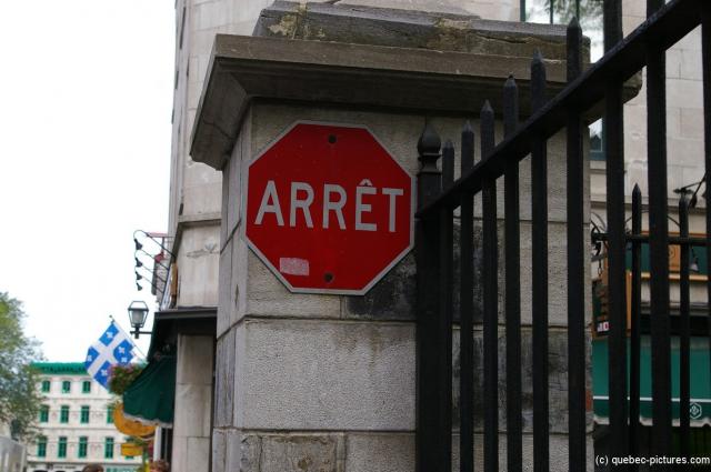 Stop sign in French in Quebec City.jpg
