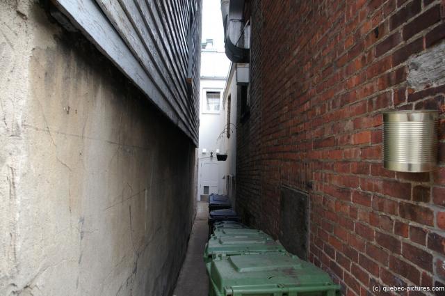 Trash cans in an alley way in Quebec City.jpg
