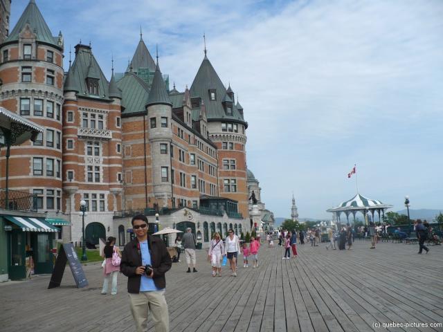 David in Old Quebec City with Fairmont Château Frontenac Hotel in the background.jpg
