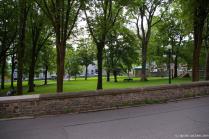 Park across the street from the Fairmont Le Château Frontenac hotel in Quebec.jpg